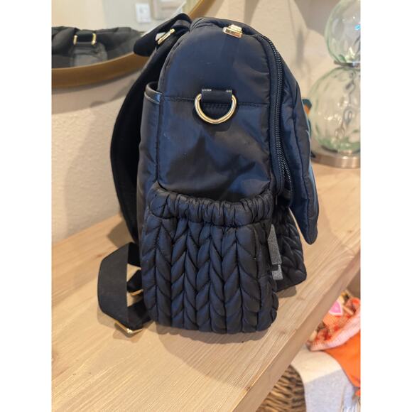 Happ Brand Levy Backpack Black Baby Bag Diaper Bag - Picture 8 of 11